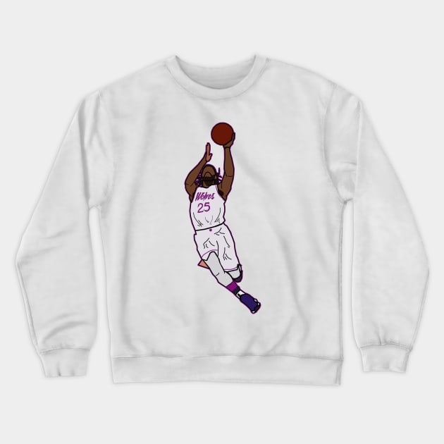 Derrick Rose 'Prince Edition Jersey Layup' - Minnesota Timberwolves Crewneck Sweatshirt by xavierjfong